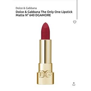 Dolce and Gabbana the only one matte lipstick 640